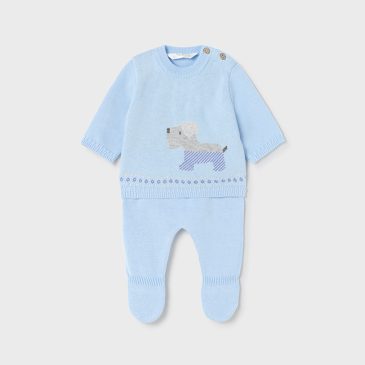 Conjunto Primera Puesta 2 Piezas Cielo. Mayoral