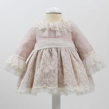 Vestido Encaje talle alto. Colección Rosa Loan Bor (Ref. 1824482)