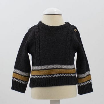 Sueter de punto, colección gris de Loan Bor (Ref.1824664)