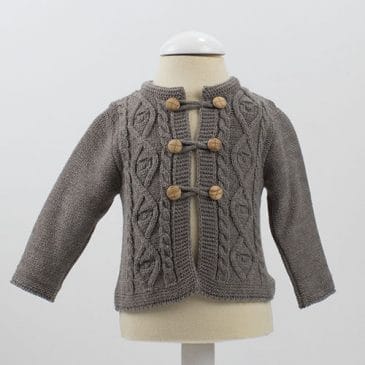 Chaqueta de punto trenzado con botones. Colección Loan Bor (Ref. 1824673)