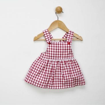 Pichi Tirantes con Falda en Cuadros. Confecciones Popys (Ref. 20713)