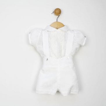 Conjunto Peto Corto y Camisa en Plumeti. Confecciones Popys (Ref. 20622)