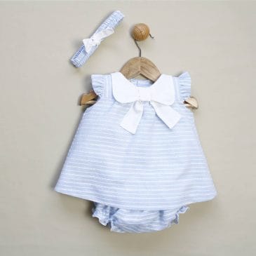 Vestido, Braga y Felpa Rayas. Confecciones Popys (Ref. 20626)
