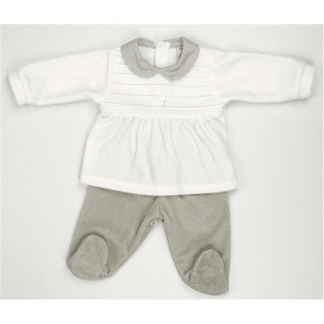 Conjunto 2 Piezas Tundosado Bebe. Babidu. (Ref. 19449)