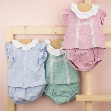 Conjunto 2 Piezas Maquillaje con Camiseta C/Volante y Ranita. Familia Sunny. Babidu. (Ref. 41207)