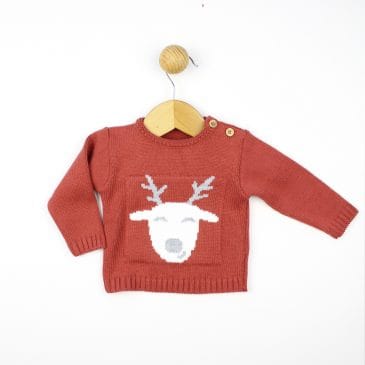 Jersey en Punto Dralon Estampado Alce. Confecciones Popys (Ref. 23331)