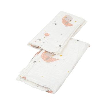 Pack 2 Gasas Bambú Volare Rosa