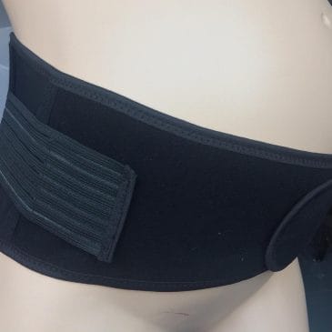 Faja Cinturon Pre Parto Ajustable Color Negro. Basallo Premama. (Ref.367)
