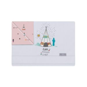 Sabanas de MINICUNA PUNTO Algodon Dakota Rosa