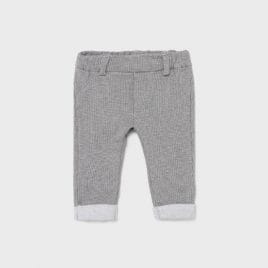 Pantalón Cuadros Largo Felpado. Mayoral New Born. Ref (2518)