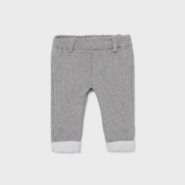 Pantalón Cuadros Largo Felpado. Mayoral New Born. Ref (2518)