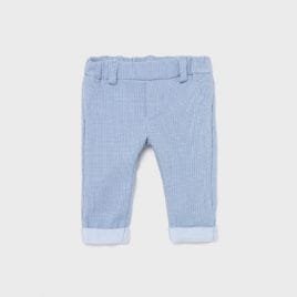 Pantalón Cuadros Largo Felpado. Mayoral New Born. Ref (2518)