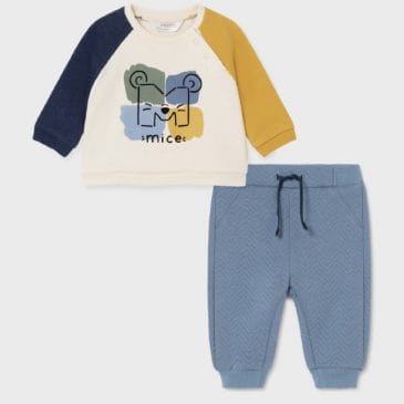 Chándal 2 Piezas Acolchado Multicolor. Mayoral New Born. Ref (2604)