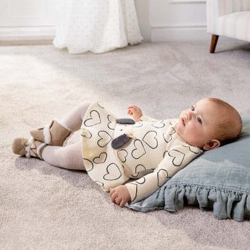 Vestido Acolchado Estampado Corazones. Mayoral New Born. Ref (2723)
