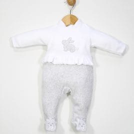 Pelele Tundosado Estampado de Conejito. Confecciones Popys