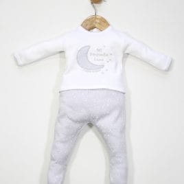 Conjunto Primera Puesta Chambrita y Polaina. Confecciones Popys