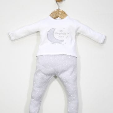 Conjunto Primera Puesta Chambrita y Polaina. Confecciones Popys