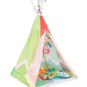 Manta de Juego Teepee 2 en 1 Adventure Rojo. Kikaboo