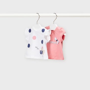 Set de 2 Camisetas M/C Serigrafiadas ECOFRIENDS . Mayoral (Ref. 1001)