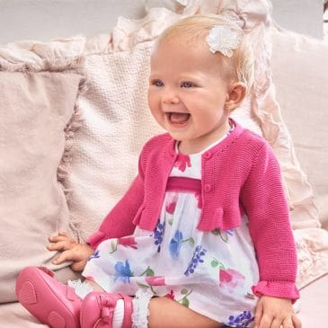 Vestido Estampado de Flores con Braguita. Mayoral (Ref. 1869)