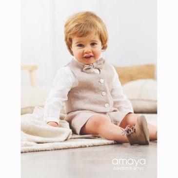 Conjunto Ceremonia Bebe Maquillaje. Artesanía Amaya