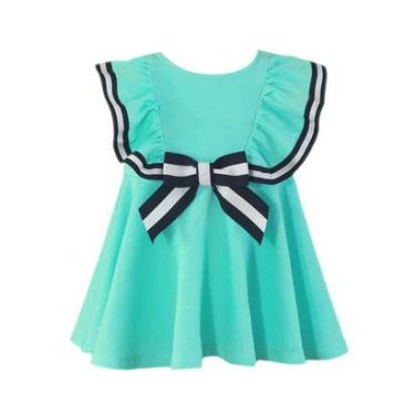Vestido Polo para Bebe con Detalle Marinero