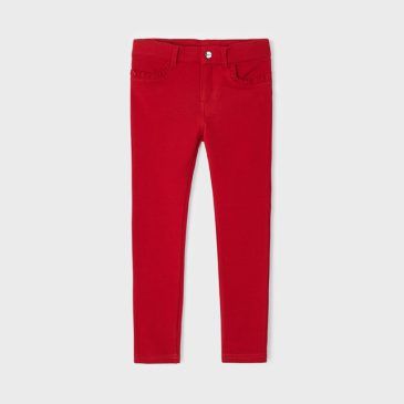Pantalón Basico Super Skinny Fit Rojo. Mayoral