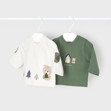 Set de 2 Camisetas M/L Niño Forest. Mayoral