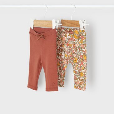 Set de 2 Leggings Estampandos Teja. Mayoral