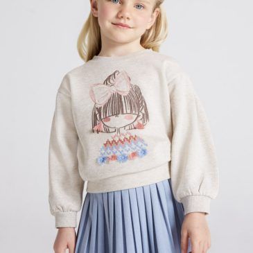 Sudadera Manga Larga Bordada. Mayoral