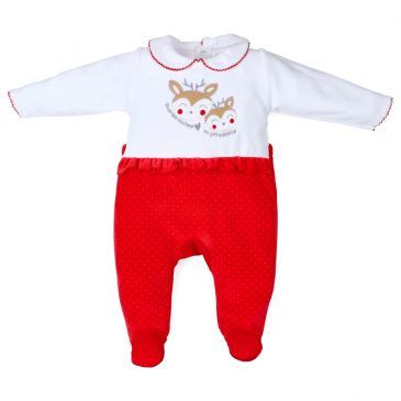 Pelele Tundosado Estampado Renos. Popys