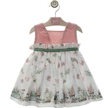 Vestido Infantil Estampado Familia Julia. Yoedu