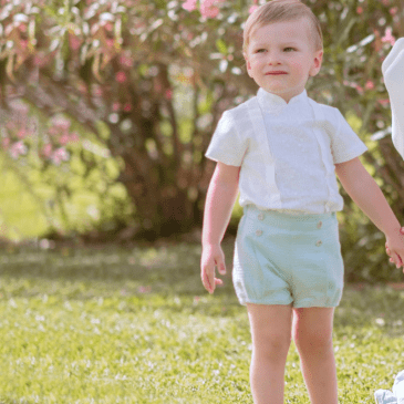 Conjunto Bebe Camisa y Pantalon Verde. Miranda