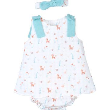 Jesusin, Braguita y Felpa Estampado Animales. Confecciones Popys