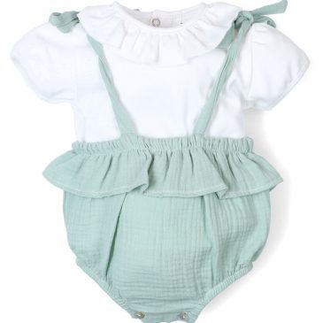 Ranita TiranteVerde Agua y Camiseta. Confecciones Popys