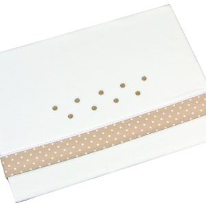 Sabana Cuna PUNTO Bodoques Beige. D'Peques