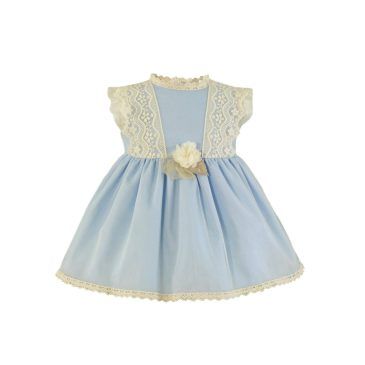 Vestido Bebe Ceremonia  Azul. Miranda