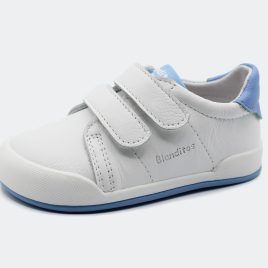 Calzado BLANDITOS Londres Blanco y Azul
