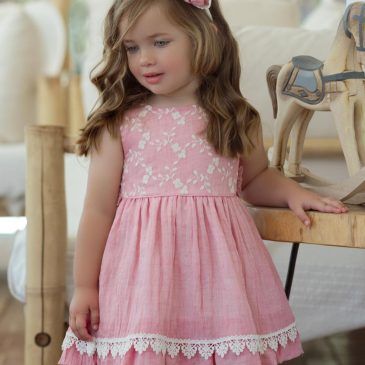 Vestido Infantil Bordado Rubi. Miranda