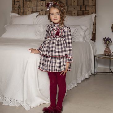 Vestido Cuadros Marinos. Miranda