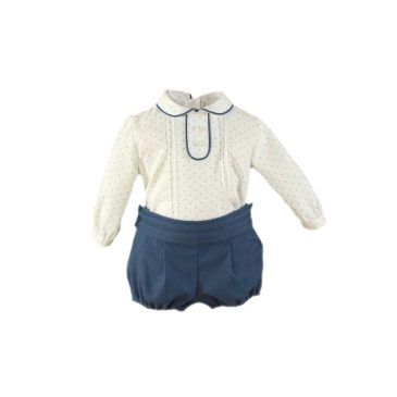 Conjunto Bebe Camisa y Ranita. Miranda