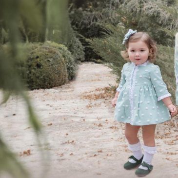 Vestido Bebe M/F Bodoque Verde. Miranda