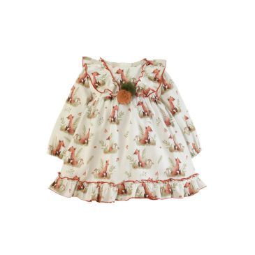 Vestido Bebe Estampado Zorro. Miranda