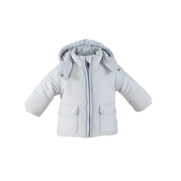 Abrigo Trenca Bebe Celeste. Miranda