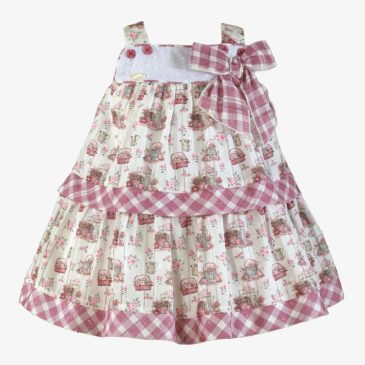 Vestido Estampado Malva. Miranda