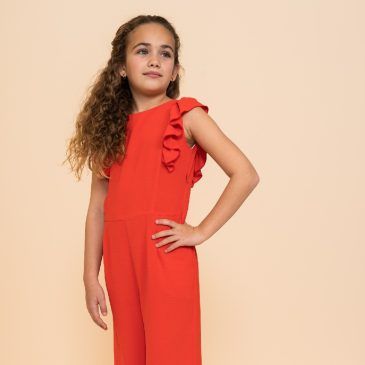 Mono Ceremonia Niña Rojo. La Ormiga