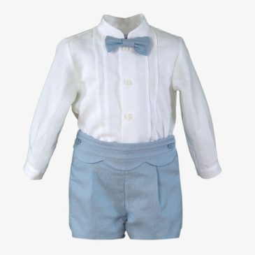 Conjunto Bebe Ceremonia Azul. Miranda