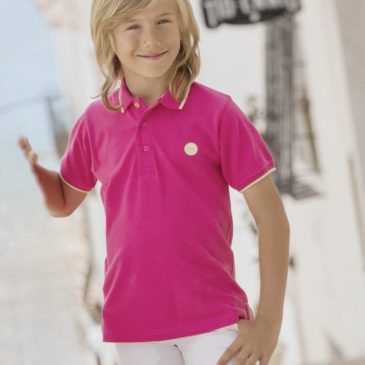 Polo Infantil Jungle Fucsia. Miranda
