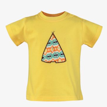 Camiseta Niño Bolsillo Amarilla Miranda