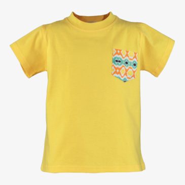 Camiseta Niño Bolsillo Amarilla Miranda